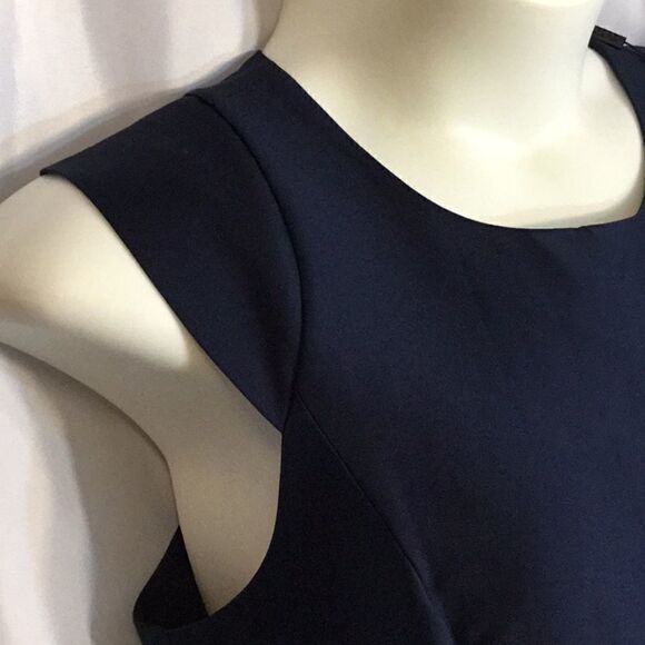 HALSTON EVENING COLLECTION DRESS IN 14 BLUE/BLACK - Picture 6 of 16